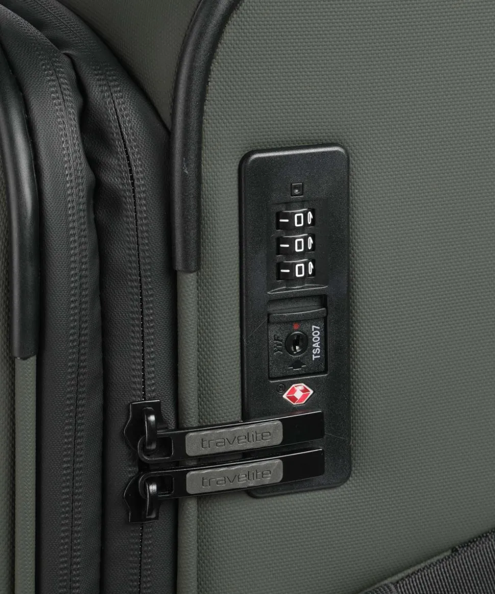 Briize 4-Rollen Trolley Set khaki 3-tlg.