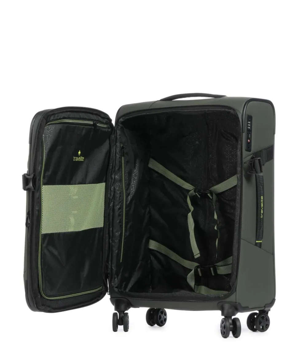 Briize 4-Rollen Trolley Set khaki 3-tlg.