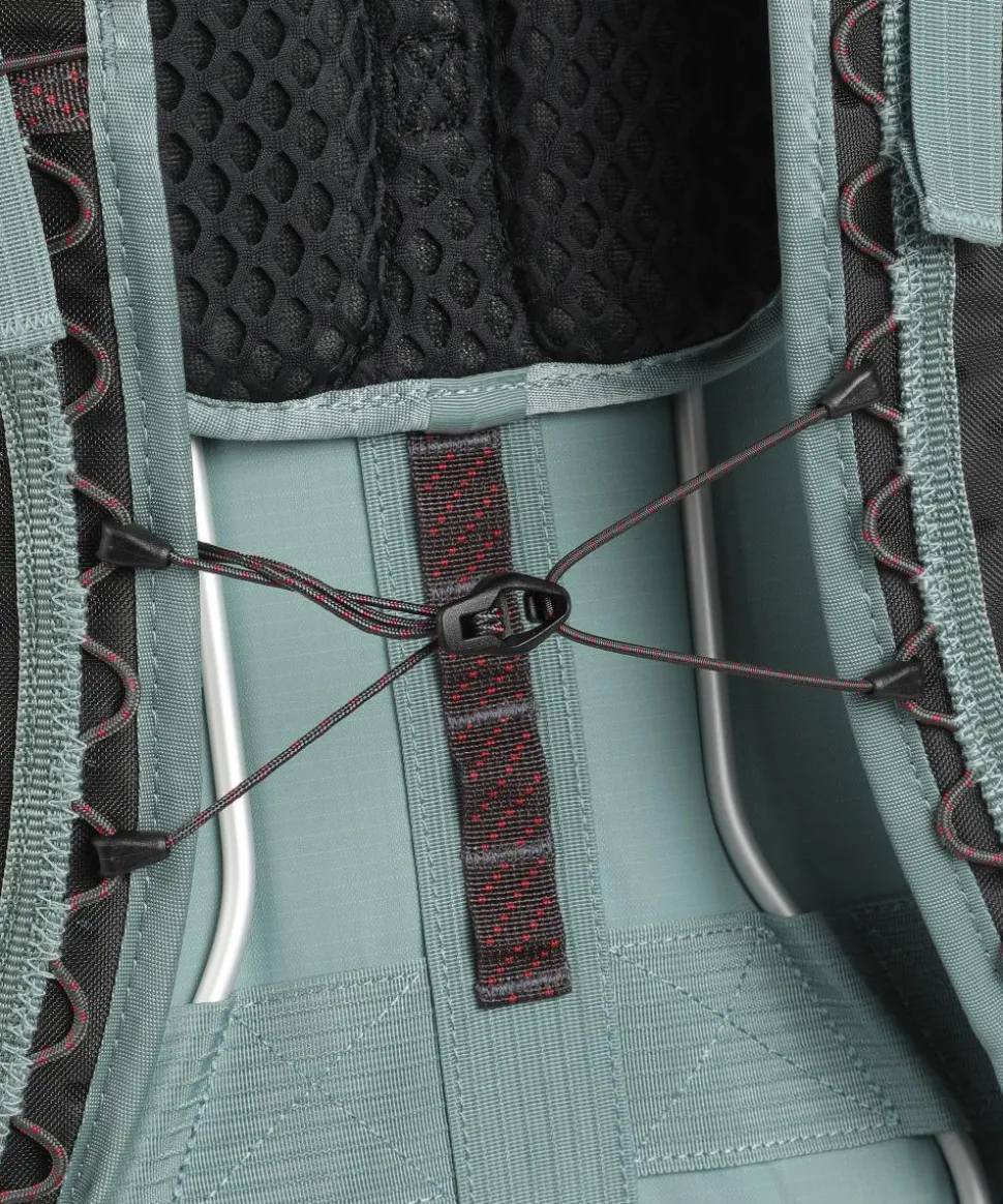 Brimer 32L Wanderrucksack recyceltes Polyamid grünblau