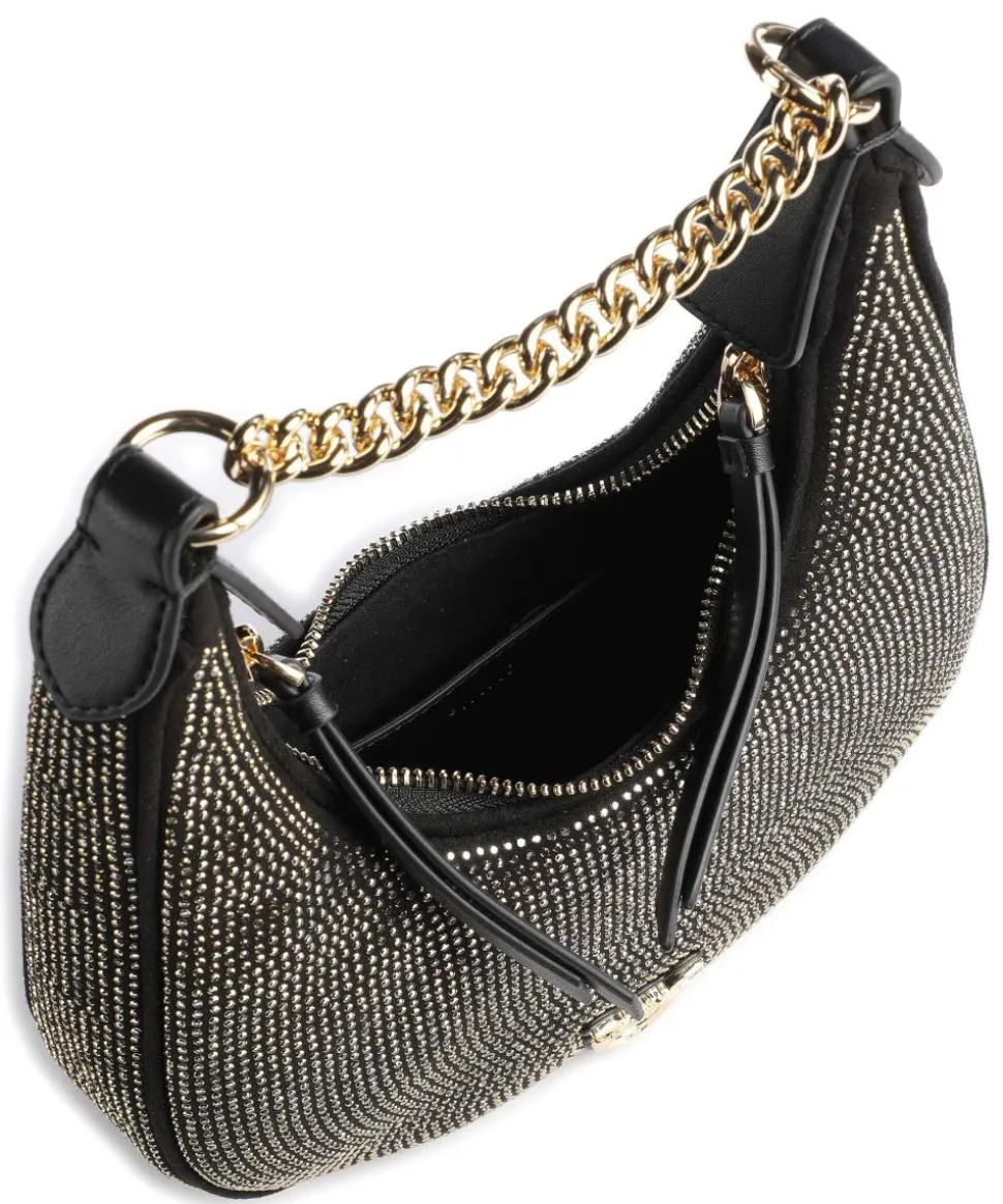 Brioche Mini Schultertasche Textil schwarz