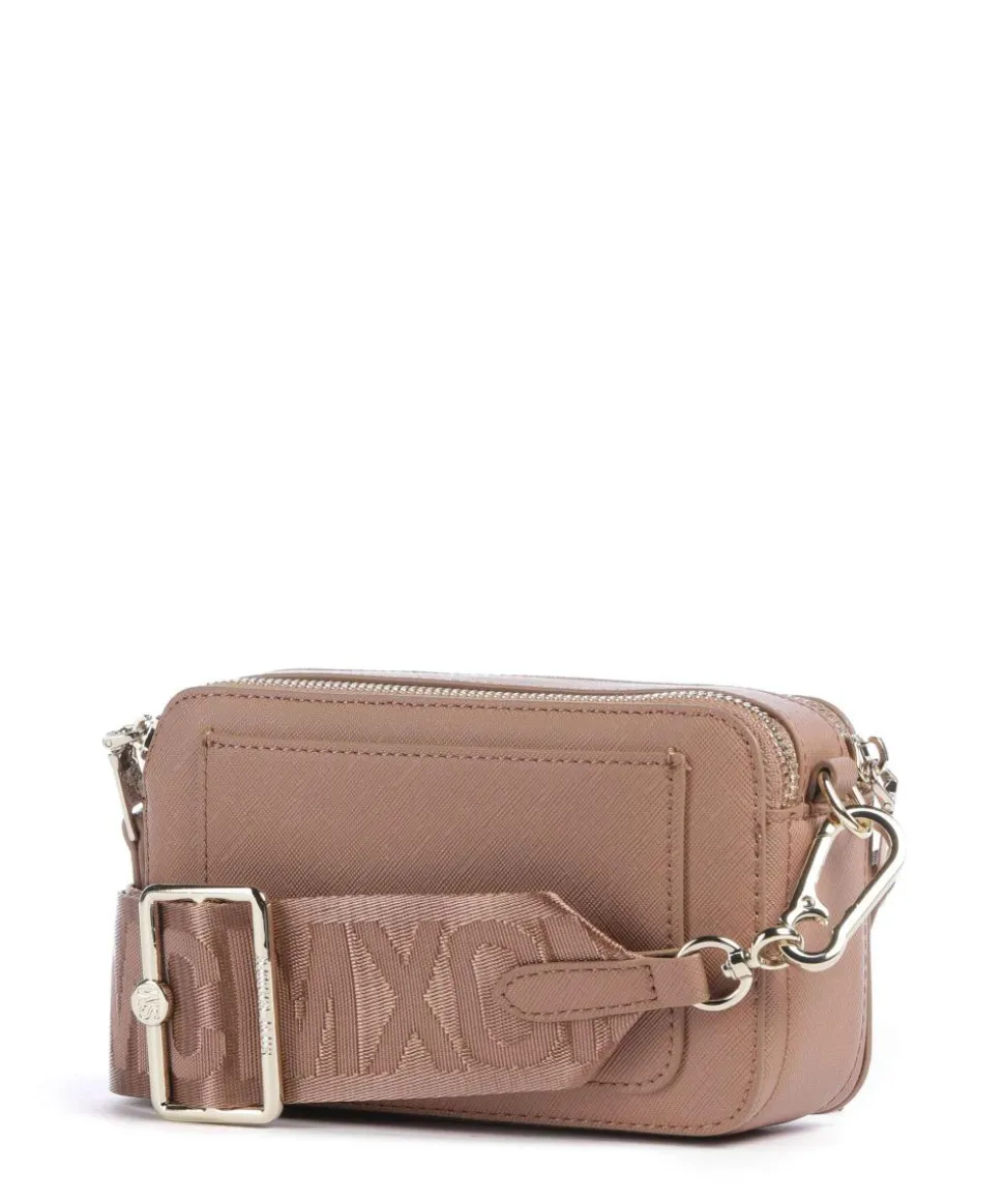 BRISA Umhängetasche Lederimitat hellbraun