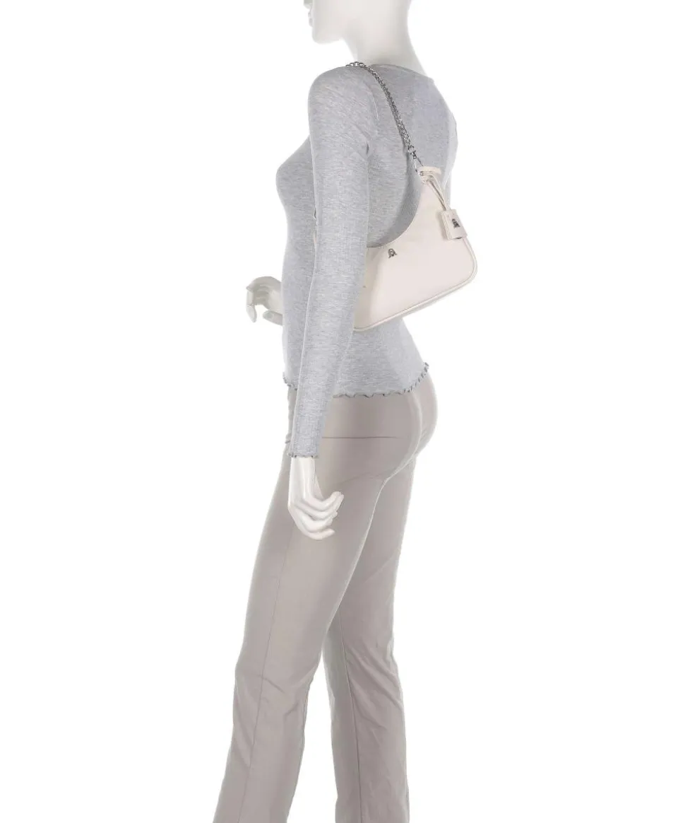 BRISKY-R Schultertasche Lederimitat beige