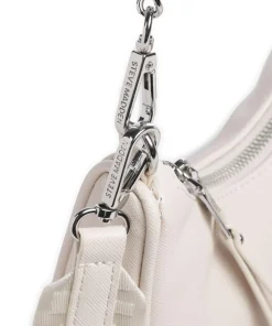 BRISKY-R Schultertasche Lederimitat beige