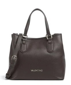 Brixton Handtasche Lederimitat dunkelbraun