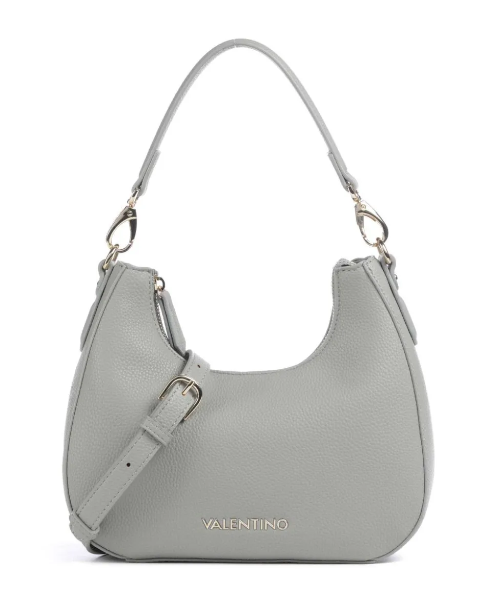 Brixton Schultertasche Lederimitat hellgrau