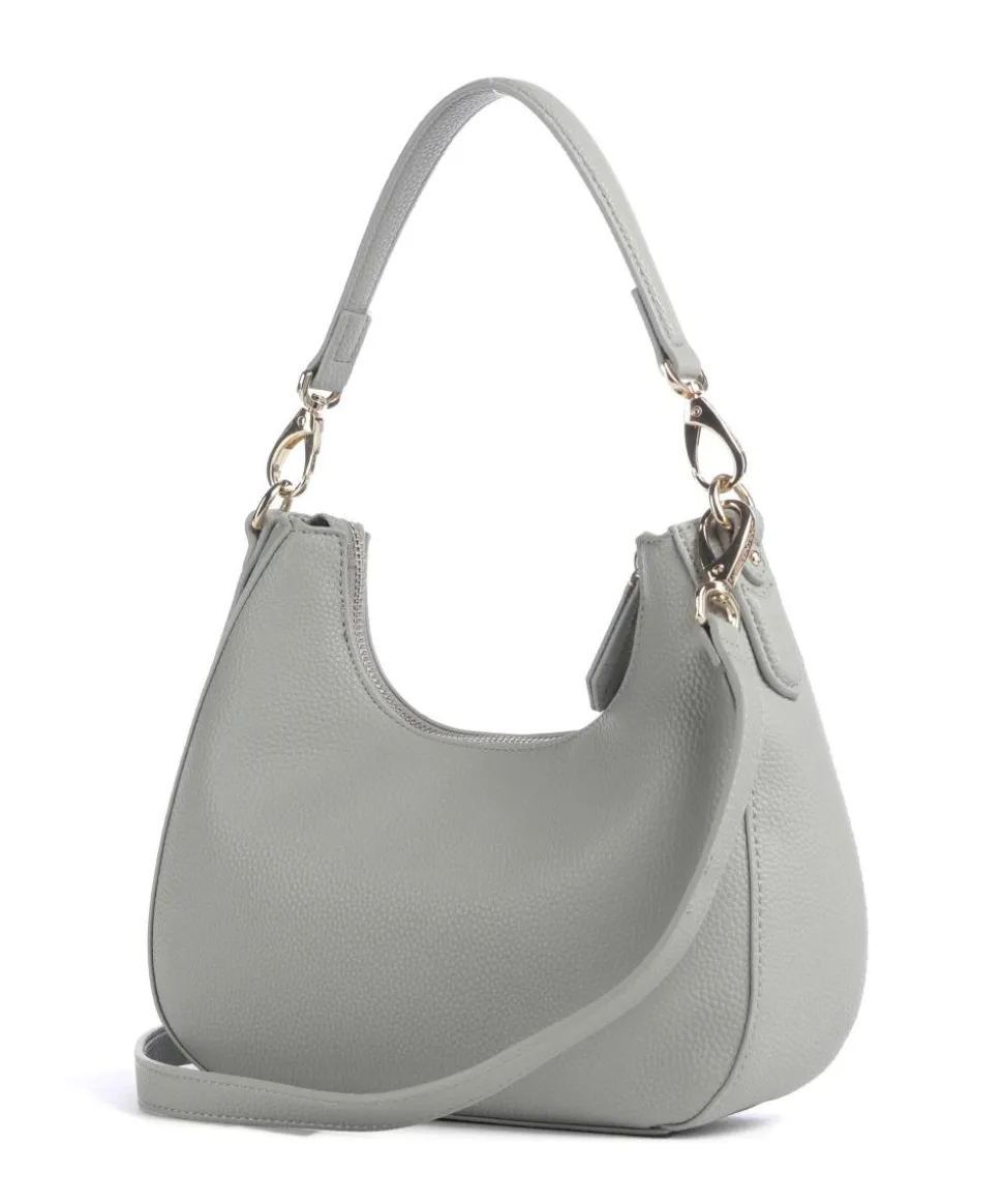 Brixton Schultertasche Lederimitat hellgrau