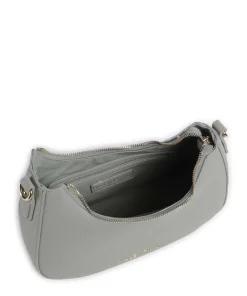 Brixton Schultertasche Lederimitat hellgrau