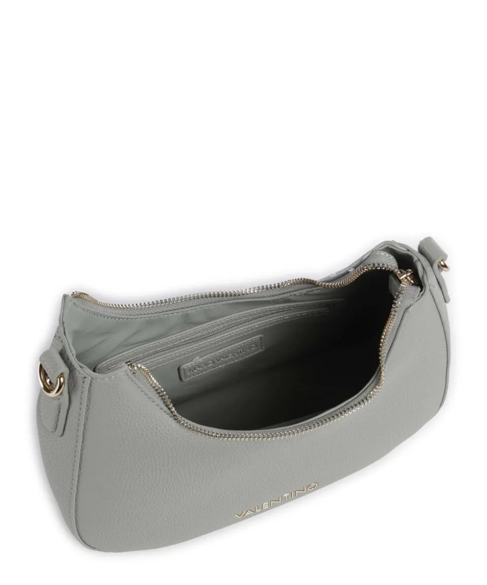 Brixton Schultertasche Lederimitat hellgrau