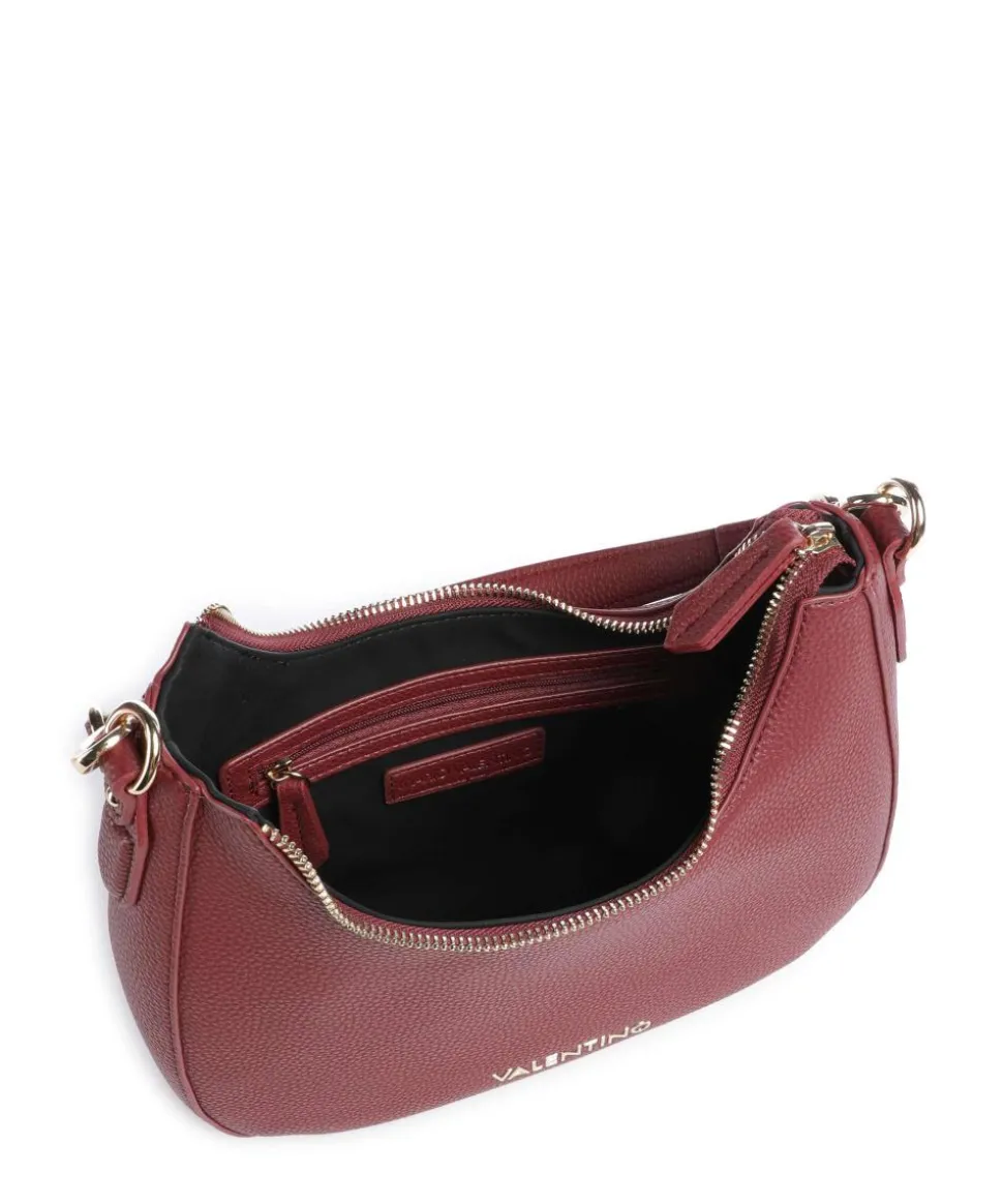 Brixton Schultertasche Lederimitat dunkelrot