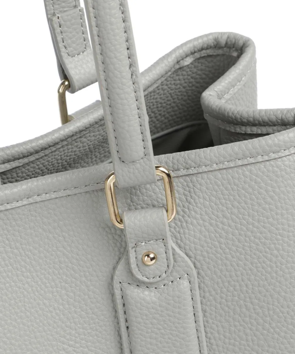 Brixton Shopper Lederimitat grau