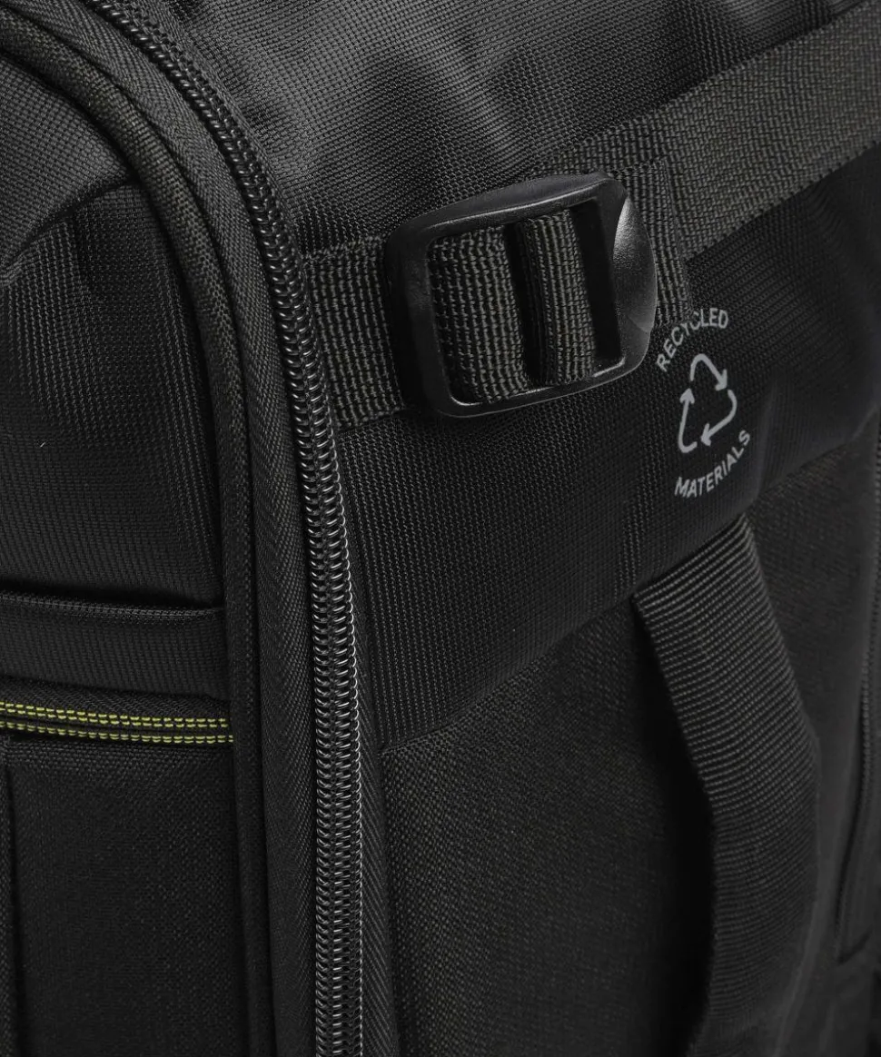 Brochant 3 Reiserucksack recyceltes Polyester schwarz