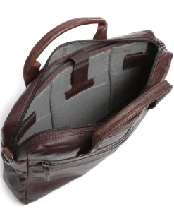 Bronco Aktentasche 14″ Büffelleder dunkelbraun