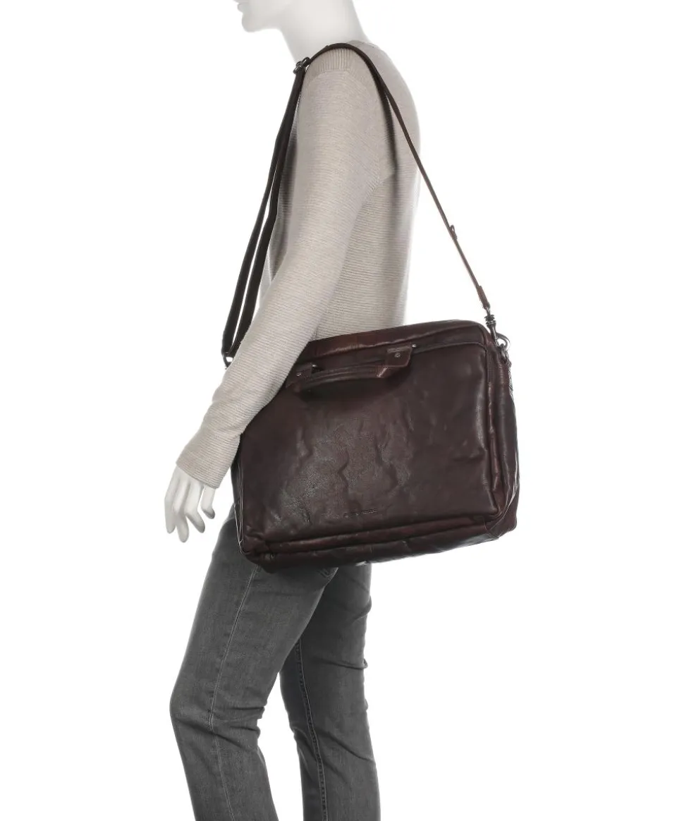 Bronco Aktentasche 15″ Büffelleder dunkelbraun