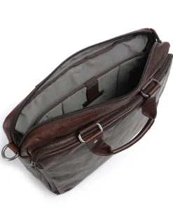 Bronco Aktentasche 15″ Büffelleder dunkelbraun