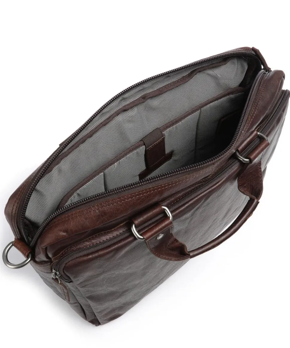 Bronco Aktentasche 15″ Büffelleder dunkelbraun