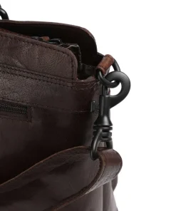 Bronco Bennie Aktentasche 14″ fein genarbtes Leder dunkelbraun