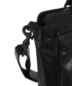 Bronco Bennie Aktentasche 14″ fein genarbtes Leder schwarz