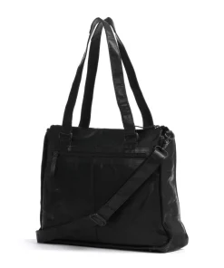 Bronco Ceciley Laptoptasche 15″ genarbtes Leder schwarz