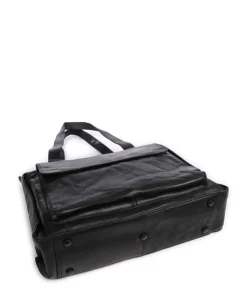 Bronco Ceciley Laptoptasche 15″ genarbtes Leder schwarz