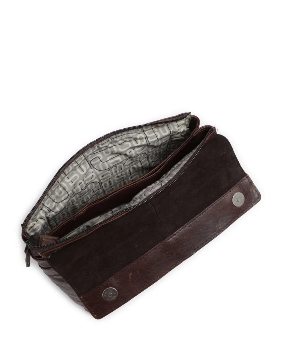 Bronco Darla Rucksack 13″ genarbtes Leder braun