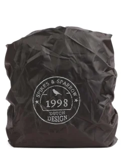 Bronco Laptop-Rucksack 15″ genarbtes Leder dunkelbraun