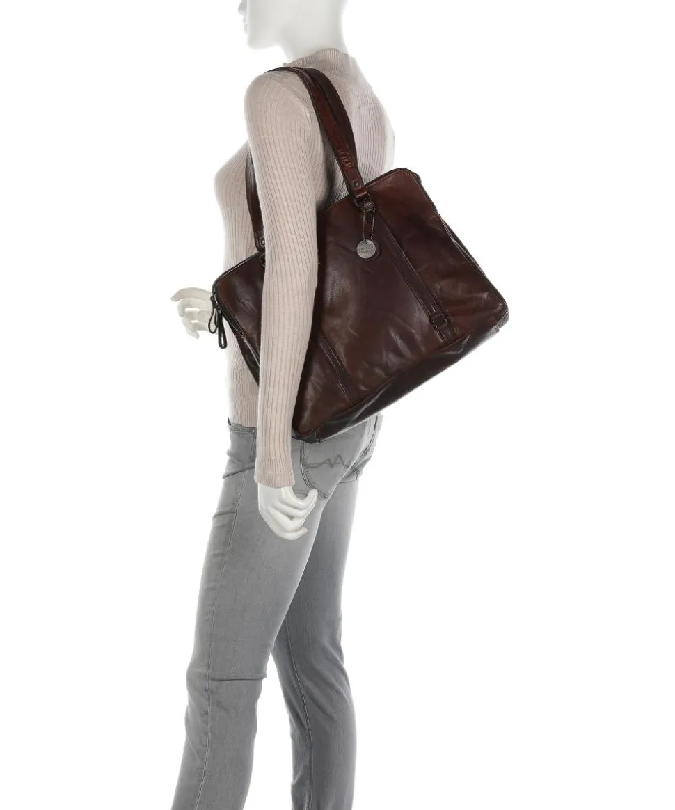 Bronco Shopper 15″ Büffelleder dunkelbraun