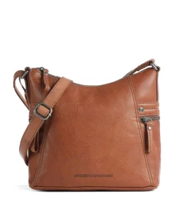 Bronco Umhängetasche Büffelleder cognac