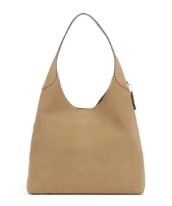 Brooklyn 39 Beuteltasche aufgerautes Rindsleder hellbraun