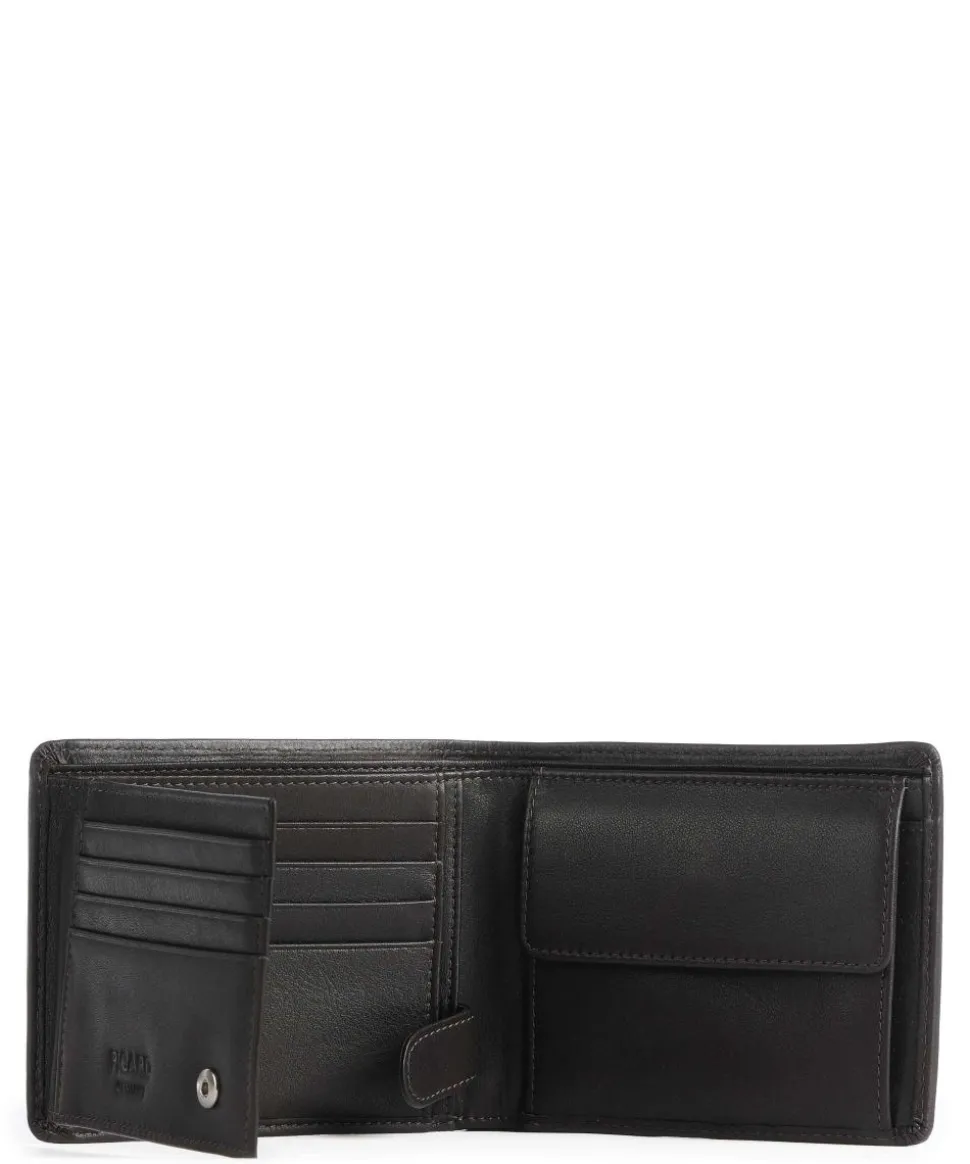 Brooklyn Geldbörse weiches Rindsleder dunkelbraun