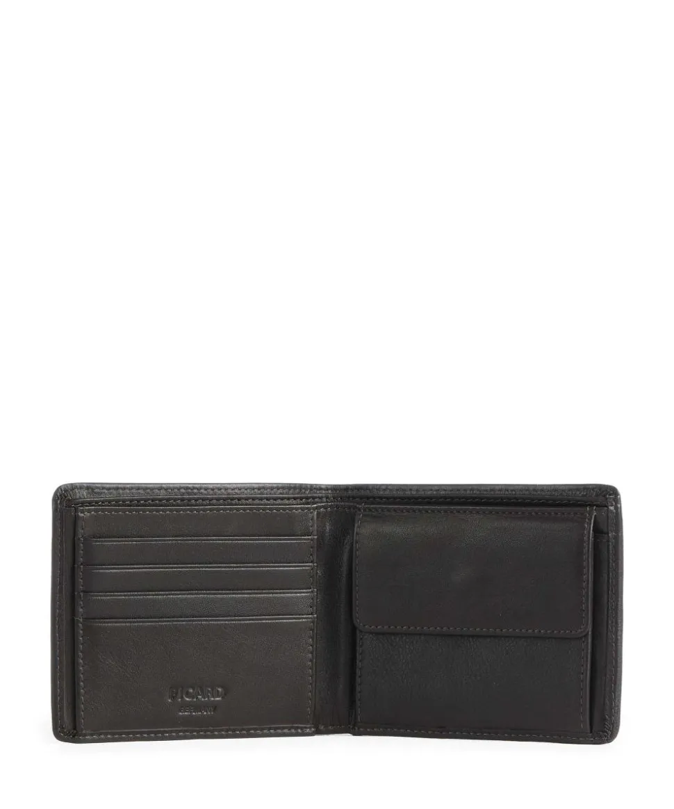 Brooklyn Geldbörse weiches Rindsleder dunkelbraun