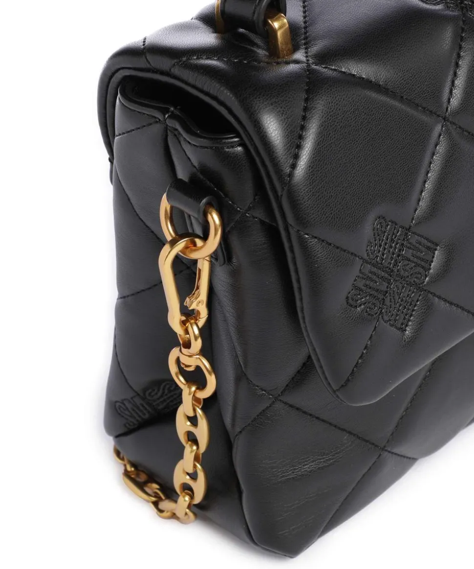 BRUTUS Handtasche Lederimitat schwarz