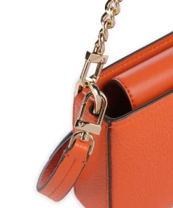 Bryant Small Schultertasche genarbtes Rindsleder orange