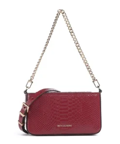 Bryant Small Schultertasche geprägtes Rindsleder wein