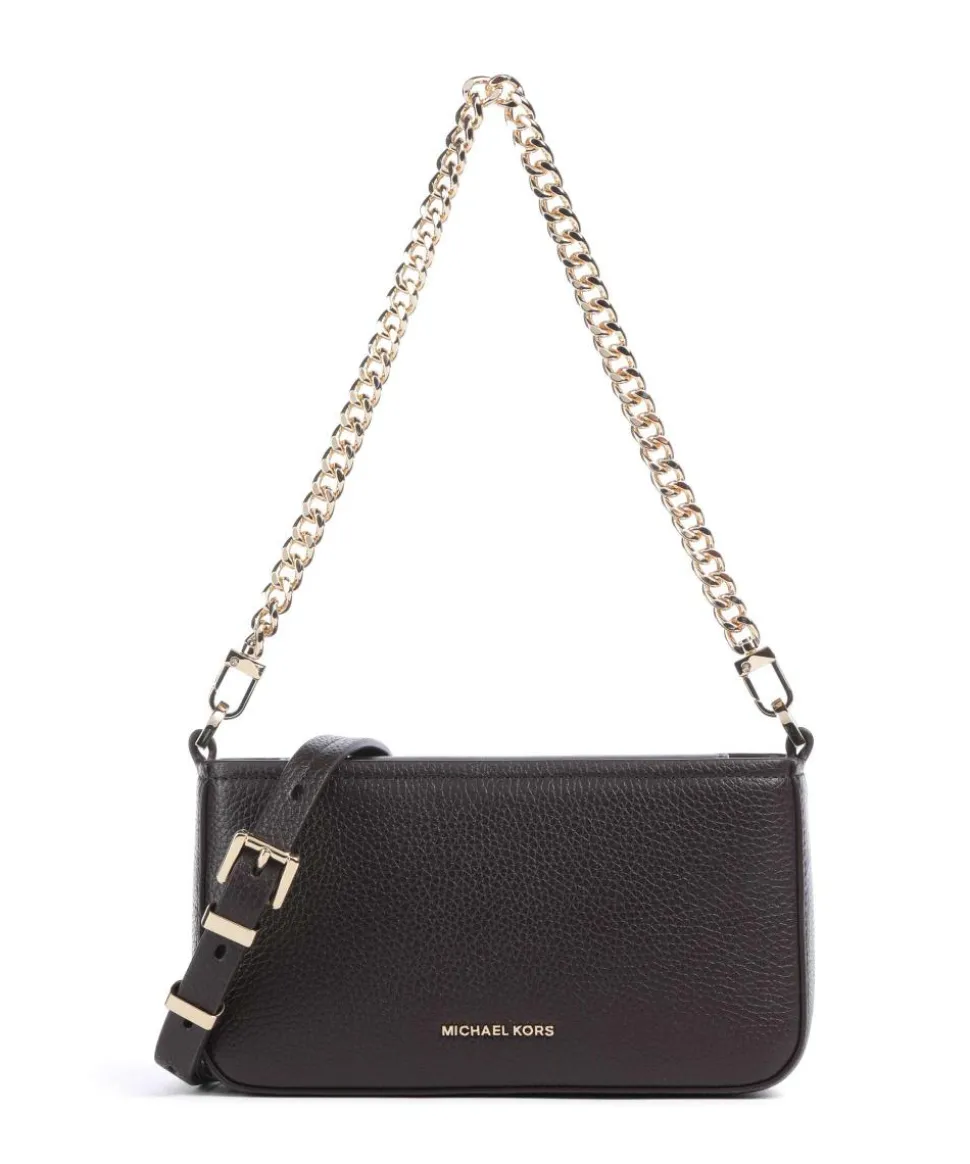 Bryant Small Schultertasche genarbtes Rindsleder dunkelbraun