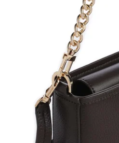 Bryant Small Schultertasche genarbtes Rindsleder dunkelbraun