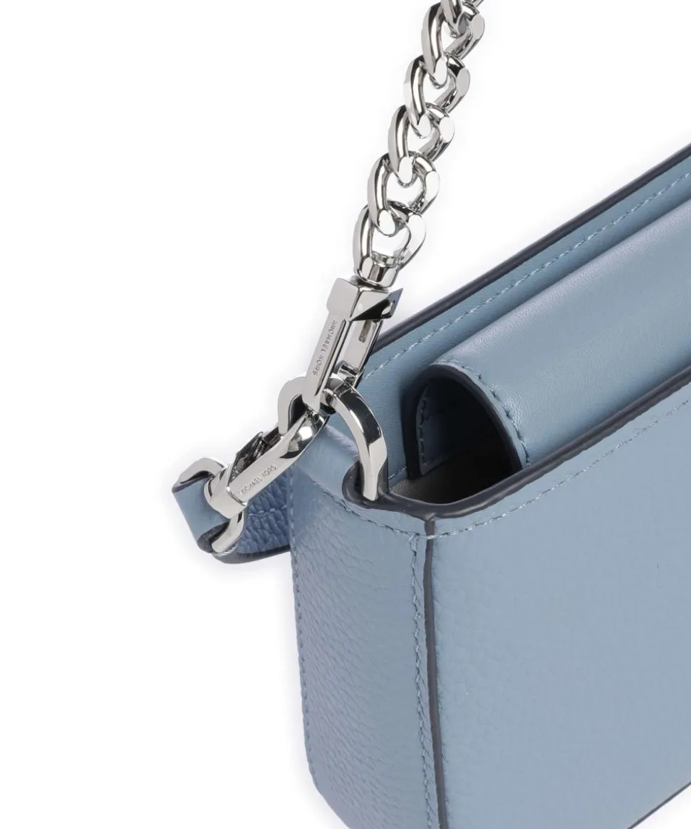 Bryant Small Schultertasche genarbtes Rindsleder blaugrau