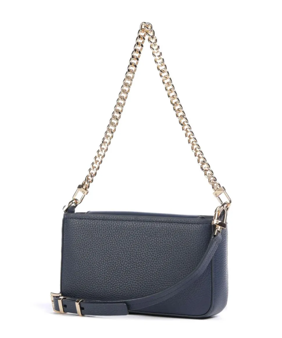 Bryant Small Schultertasche genarbtes Rindsleder navy
