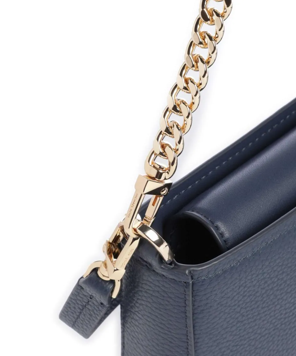 Bryant Small Schultertasche genarbtes Rindsleder navy