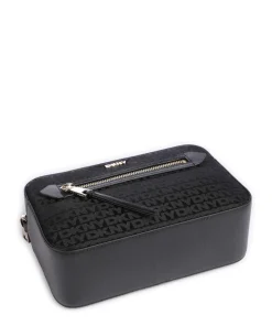 Bryant Umhängetasche fein genarbtes Rindsleder, Polyester schwarz