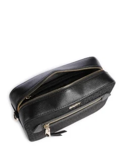 Bryant Umhängetasche fein genarbtes Rindsleder, Polyester schwarz