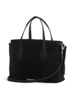 BSOOKIE Handtasche Wildleder schwarz