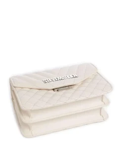 BSTAKE Schultertasche Lederimitat elfenbein