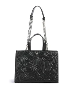 BSTATUSS Handtasche Lederimitat schwarz