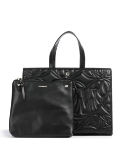 BSTATUSS Handtasche Lederimitat schwarz