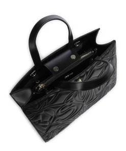 BSTATUSS Handtasche Lederimitat schwarz