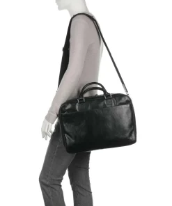 Buddy Aktentasche 15″ Büffelleder schwarz