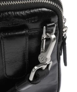 Buddy Handytasche Büffelleder schwarz