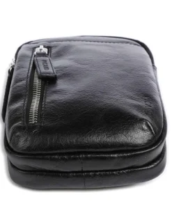 Buddy Handytasche Büffelleder schwarz