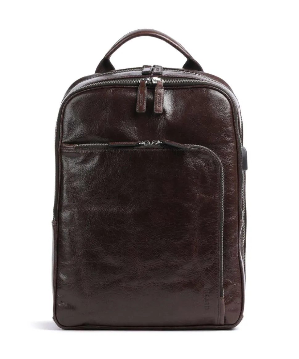 Buddy Rucksack 15″ Büffelleder dunkelbraun