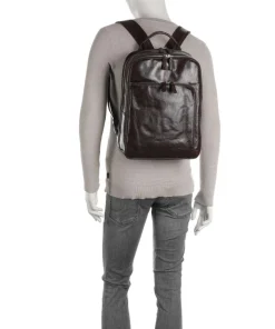 Buddy Rucksack 15″ Büffelleder dunkelbraun